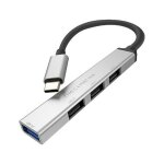 ROLINE USB 3.2 Gen 1 Hub, 4fach, Typ C Anschlusskabel