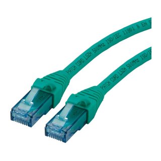 ROLINE Patchkabel Cat.6A UTP, Component Level, LSOH, grn, 15 m