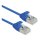 ROLINE U/FTP DataCenter Patchkabel Cat.6A (Class EA), LSOH, slim, blau, 0,15 m