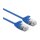 ROLINE UTP DataCenter Patchkabel Cat.6A (Class EA), LSOH, slim, blau, 0,15 m