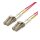 ROLINE LWL-Kabel 50/125m OM4, LC/LC, Low-Loss-Stecker, violett, 7 m