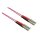 ROLINE LWL-Kabel duplex 50/125m OM4, LSH/LSH, LSOH, violett, 10 m