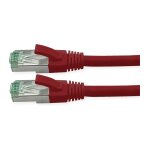 ROLINE RM Patchkabel Cat.6A S/FTP (PiMF), rot, 7 m