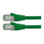 ROLINE RM Patchkabel Cat.6A S/FTP (PiMF), grn, 1 m