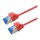 ROLINE Patchkabel Cat.6A (Class EA) S/FTP (PiMF), LSOH, PoE, rot, 2 m