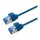 ROLINE Patchkabel Cat.6A (Class EA) S/FTP (PiMF), LSOH, PoE, blau, 10 m