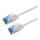 ROLINE Patchkabel Cat.6A (Class EA) S/FTP (PiMF), LSOH, PoE, wei, 1,5 m