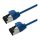 ROLINE S/FTP Patchkabel Kat.8.1, Slim, PoE, blau, 3m