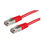 ROLINE Patchkabel Kat.5e Class D S/FTP rot 0,5m