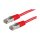 ROLINE Patchkabel Kat.5e Class D S/FTP rot 1m