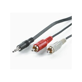 ROLINE 3,5mm ST -zu-Cinch 2x ST Kabel 1,5m