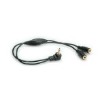 ROLINE Lautsprecher-Y-Kabel - 3,5mm (Stecker - 2x Buchse)...
