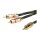 ROLINE GOLD Audio-Verbindungskabel 3,5mm Stereo - 2x Cinch, ST/ST, 10 m