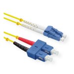 ROLINE LWL-Kabel Duplex, Single Mode 9/125m OS2, LC/SC,...