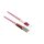 ROLINE LWL-Kabel duplex 50/125m OM4, LSH/LC, LSOH, violett, 1 m