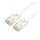ROLINE GREEN UTP Patchkabel Cat.6A (Class EA), LSOH, slim, wei, 1 m