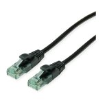 ROLINE RM Patchkabel Cat.6A UTP, schwarz, 3 m