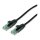 ROLINE RM Patchkabel Cat.6A UTP, schwarz, 3 m