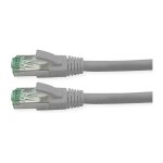 ROLINE RM Patchkabel Cat.6A S/FTP (PiMF), grau, 0,5 m