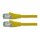 ROLINE RM Patchkabel Cat.6A S/FTP (PiMF), gelb, 0,3 m