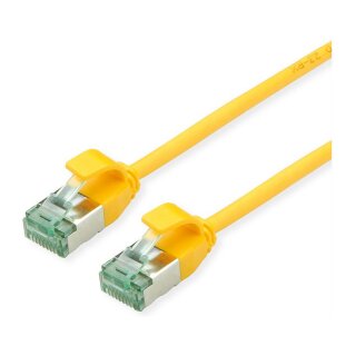 ROLINE RM U/FTP DataCenter Patchkabel Cat.6A (Class EA), slim, gelb, 5 m