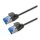 ROLINE Patchkabel Cat.6A (Class EA) S/FTP (PiMF), LSOH, PoE, schwarz, 7 m