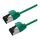 ROLINE S/FTP Patchkabel Kat.8.1, Slim, PoE, gruen, 0,5m