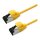 ROLINE S/FTP Patchkabel Kat.8.1, Slim, PoE, gelb, 5m