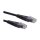 ROLINE Patchkabel Kat.6 Class E UTP schwarz 1m