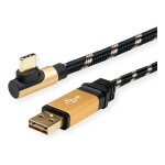 ROLINE GOLD USB 2.0 Kabel, USB A ST reversibel - USB C ST...