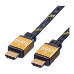 ROLINE GOLD HDMI High Speed Kabel mit Ethernet, 1,5 m