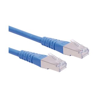 ROLINE Patchkabel Kat.6 Class E S/FTP PiMF blau 0,3m