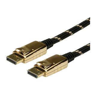 ROLINE GOLD DisplayPort Kabel, DP ST - ST, 10 m