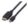 ROLINE Mini DisplayPort Kabel, Mini DP-HDTV, ST/ST, schwarz, 1,5 m