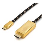 ROLINE GOLD USB Typ C - HDMI Adapterkabel, ST/ST, 2 m