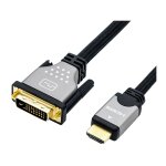 ROLINE Monitorkabel DVI (24+1) - HDMI, ST/ST, schwarz /...