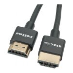 ROLINE 8K HDMI Ultra HD Kabel mit Ethernet, Slim, ST/ST,...