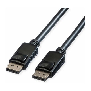 ROLINE DisplayPort Kabel, DP-DP, v1.2, ST - ST, TPE, schwarz, 10 m