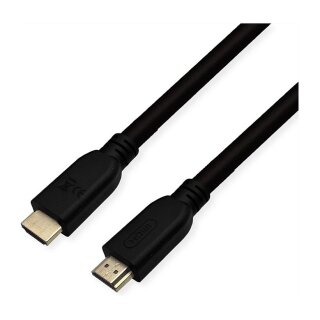 ROLINE RM 8K HDMI Ultra HD Kabel mit Ethernet, ST/ST, schwarz, 3 m