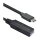 ROLINE USB 3.2 Gen 1 Aktives Repeater Kabel, Typ A - C, schwarz, 20 m