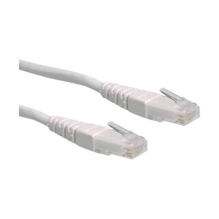 ROLINE Patchkabel Kat.6 Class E UTP weiss 3m