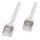ROLINE U/FTP DataCenter Patchkabel Cat.6A (Class EA), LSOH, slim, extra kurzer Stecker, grau, 1 m