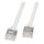 ROLINE U/FTP DataCenter Patchkabel Cat.6A (Class EA), LSOH, slim, extra kurzer Stecker, wei, 5 m
