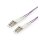 ROLINE LWL-Kabel 50/125m OM4, LC/LC, violett, 7 m