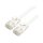 ROLINE GREEN UTP Patchkabel Cat.6A (Class EA), LSOH, slim, wei, 0,15 m