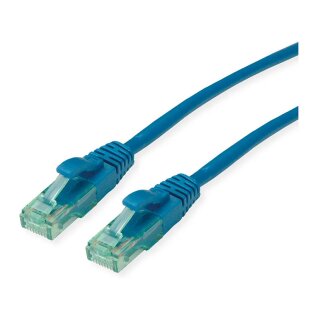 ROLINE RM Patchkabel Cat.6A UTP, blau, 5 m