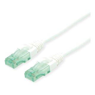ROLINE RM Patchkabel Cat.6A UTP, wei, 0,3 m