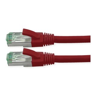 ROLINE RM Patchkabel Cat.6A S/FTP (PiMF), rot, 10 m