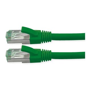 ROLINE RM Patchkabel Cat.6A S/FTP (PiMF), grn, 0,5 m