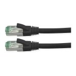 ROLINE RM Patchkabel Cat.6A S/FTP (PiMF), schwarz, 15 m